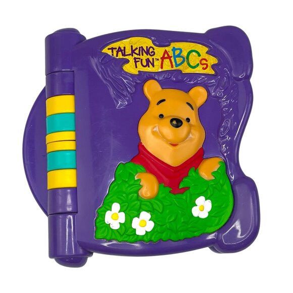 Disney Winnie The Pooh Talking Fun ABC's Electronic Interactive Learning Book - Picture 1 of 7